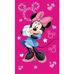 Detský uterák Minnie Pink 30x50 cm