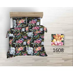 Posteľná obliečka Farebné Kvety 200x200/2x 70x90 cm